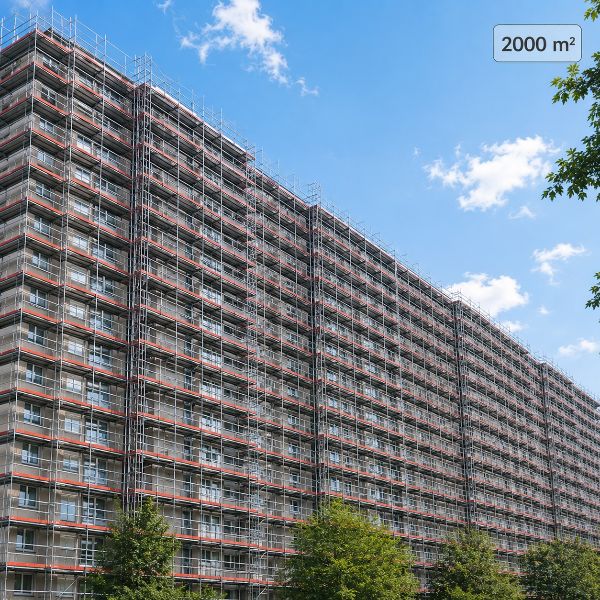 TERRA70 2000 m2 állvány